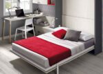 Youth bedroom, equipped with a vertical folding bed for mattresses - Image 2