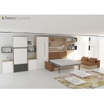 Living room with DIVO folding bed and folding table - Image 3