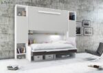 VERSATILE bunk bed 90 x 190 with sofa and symmetrical side bookcases - Image 2