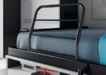 Youth room with horizontal folding bunk bed and study area. - Image 3