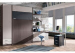 Bedroom-Study with vertical folding bunk bed 135 x 190 - Image 2