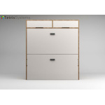 Folding bunk bed with loft 190 x 90 depth 35 cm.