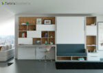 VERSATILE 135 x 190 vertical folding sofa bed