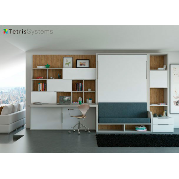 VERSATILE 135 x 190 vertical folding sofa bed