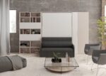 150x190 vertical folding bed with integrated sofa