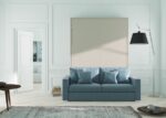 DIVO vertical folding double bed with sofa.