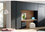Youth room with vertical folding bed