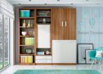Study with folding bed and desk. - Image 2