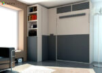 Bedroom with folding double bed