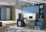 Children's room with folding bed-table-bunk bed - Image 3