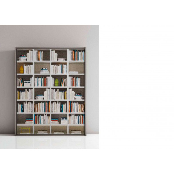 Italian living room with folding double bed