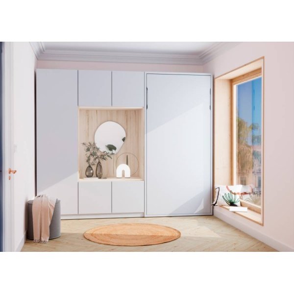Youth bedroom with folding bed