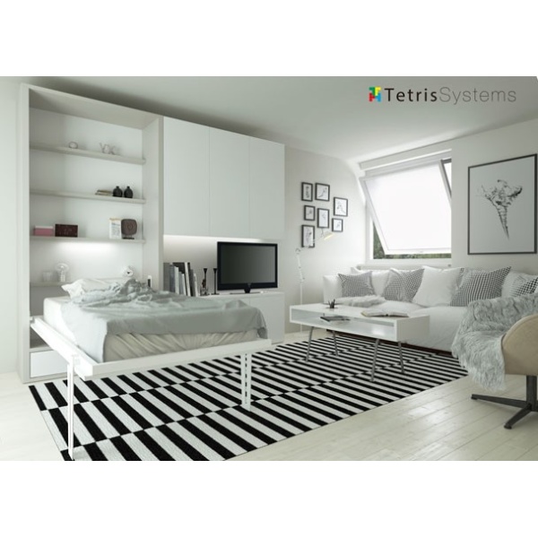 WALLBED folding living room bed 90 x 190 thick 5 cm.