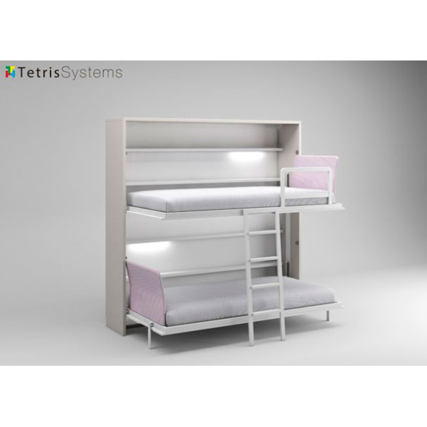 Folding bunk bed depth 45 cm. with light