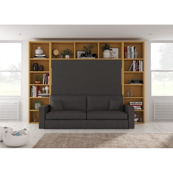 Living room equipped with a comfortable horizontal DIVO sofa with a double bed