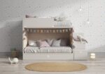 3-Bed Bunk Bed with Drawer Ladder