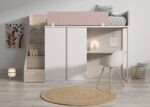Loft bed with desk - Image 2