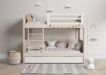 Children's 3-bed bunk bed with pull-out trundle bed below - Image 2