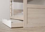 Children's 3-bed bunk bed with pull-out trundle bed below - Image 3