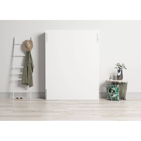 Vertical folding double bed for 135 x 190 mattress