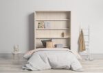 Vertical folding double bed for 135 x 190 mattress - Image 3