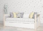 ALTERNATIVE trundle bed with pull-out slatted base 90 x 190