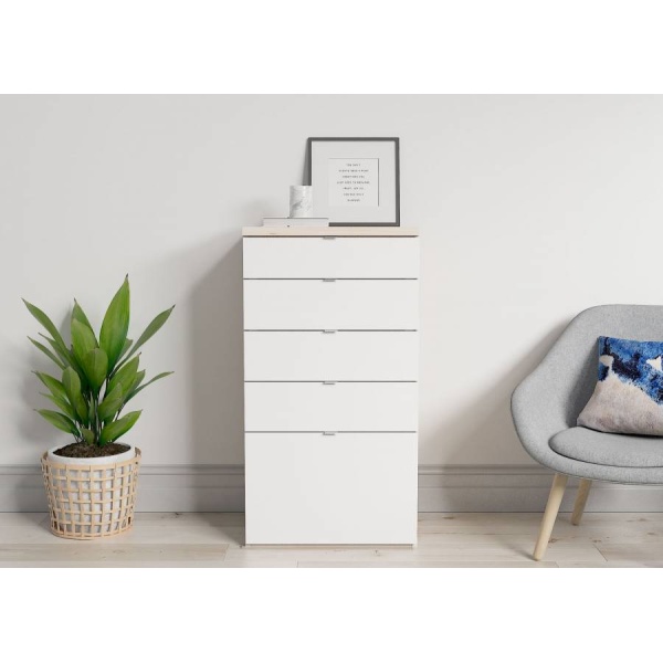 Chest of drawers with 4 drawers and a large container
