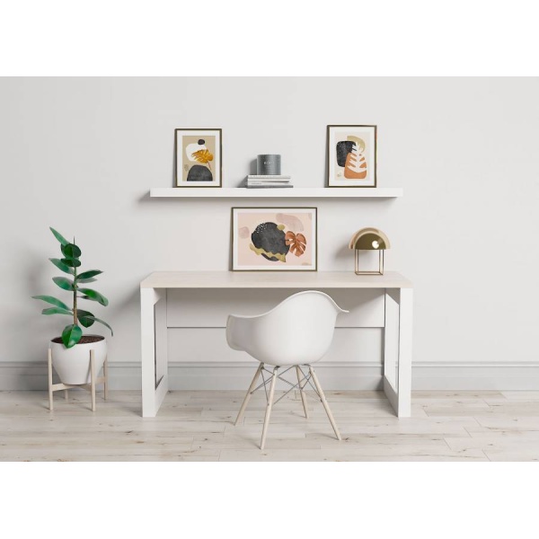 Scandinavian desk with skirt