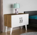 High quality MDF wood nightstand - OUBE-012