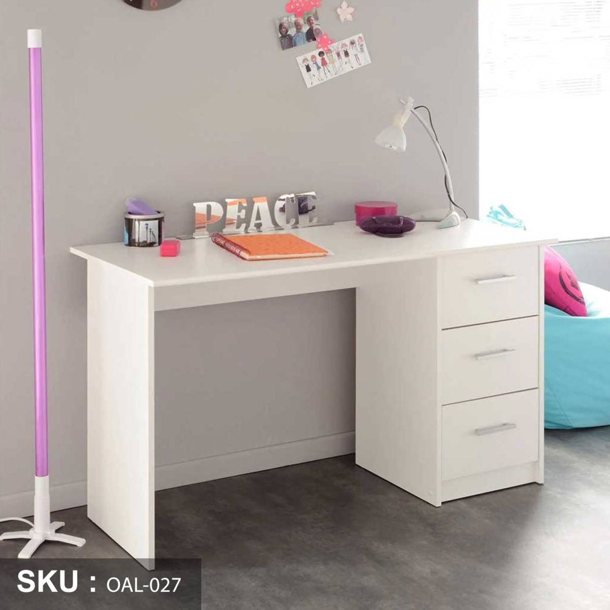 High-quality MDF wooden desk - OAL-027 - Image 1