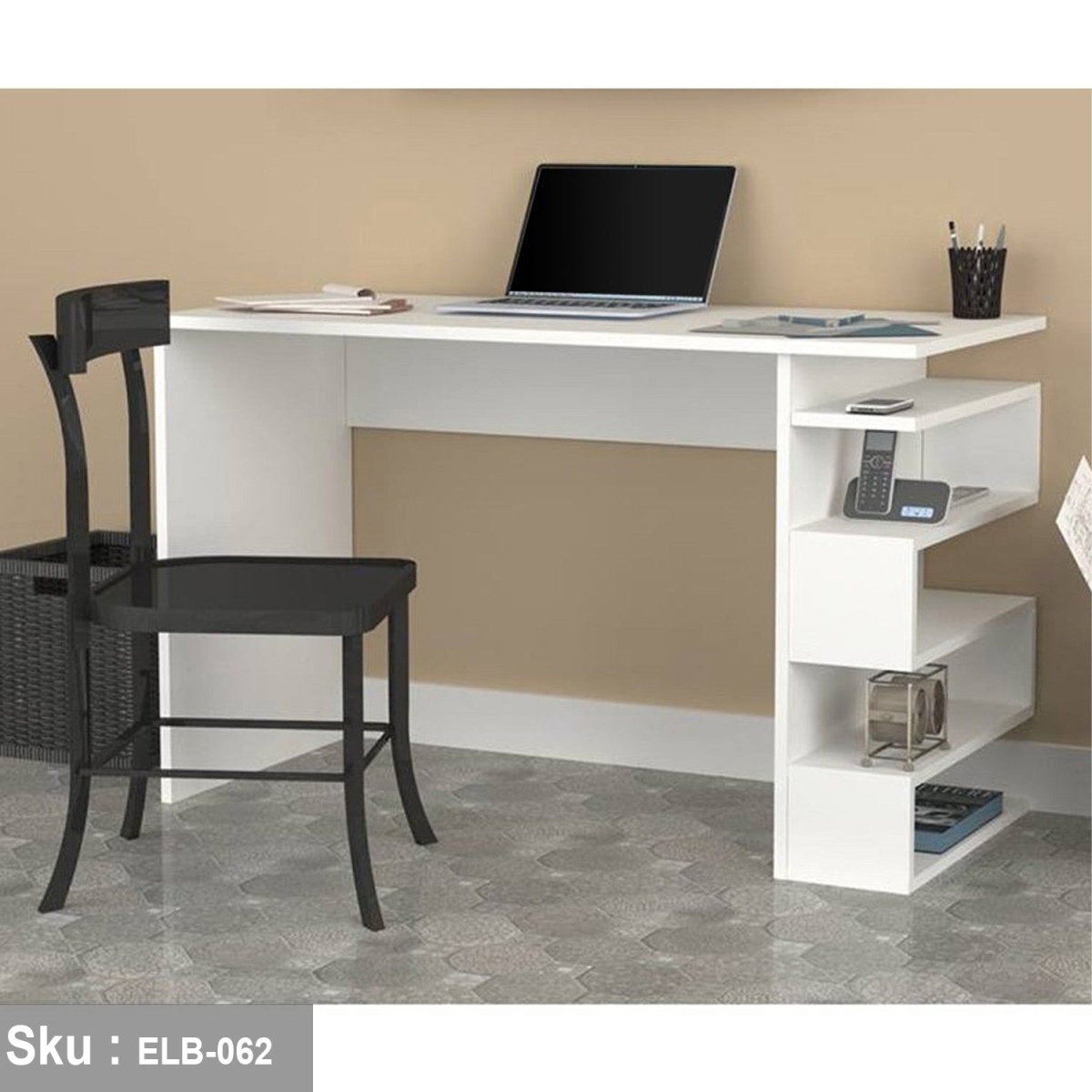 MDF wood office desk 100 * 80 - Image 1