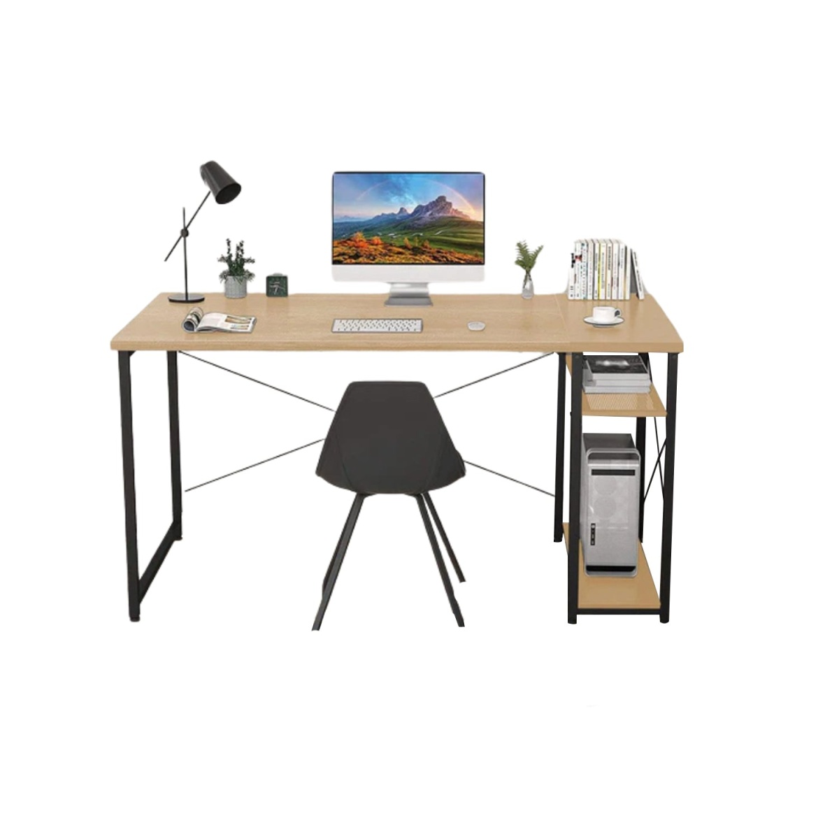 Melamine Wooden Desk - MTC-008- 120cmX90cm - Beige Color - Image 2