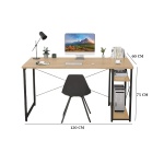 Melamine Wooden Desk - MTC-008- 120cmX90cm - Beige Color - Image 3