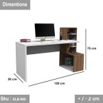 Malari desk 120 * 75 Spanish MDF wood with 18 mm melamine front - Image 3