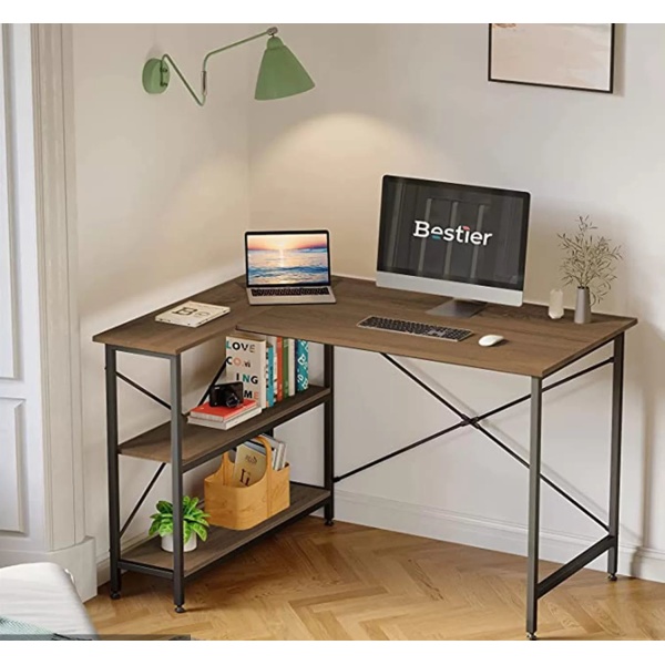 Melamine Wood Desk - MTC-003 - 120cmX90cm - Brown