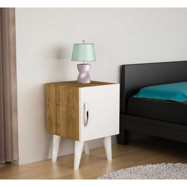 High quality MDF wood nightstand - OUBE-011