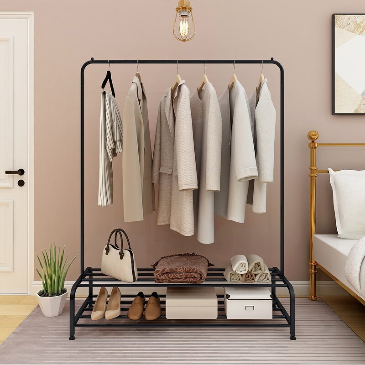 Chow Heavy Duty Metal Clothes Rack | Organizer - Image 1