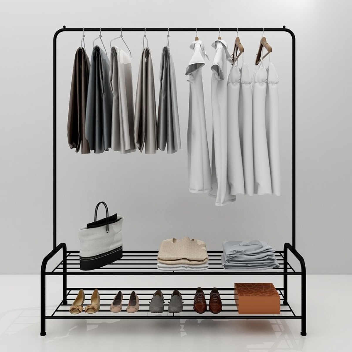 Chow Heavy Duty Metal Clothes Rack | Organizer - Image 3