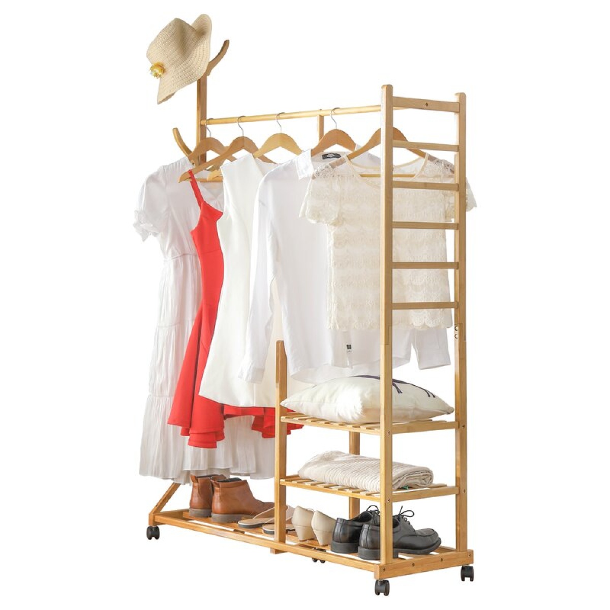 Dhyana Rolling Clothes Rack organizer - Image 2