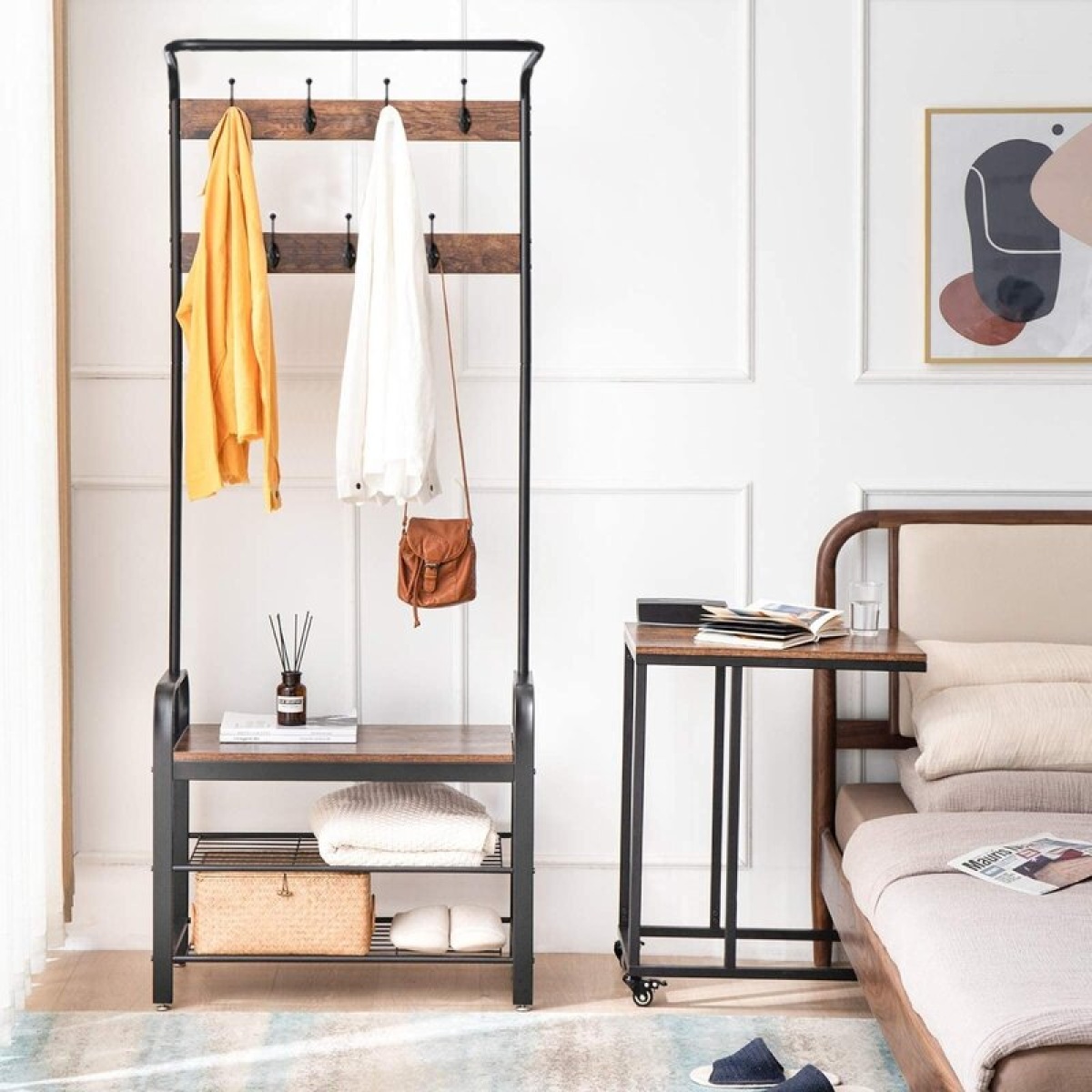 Metado Metal Clothes Rack | Black - Image 2