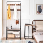 Metado Metal Clothes Rack | Black - Image 2