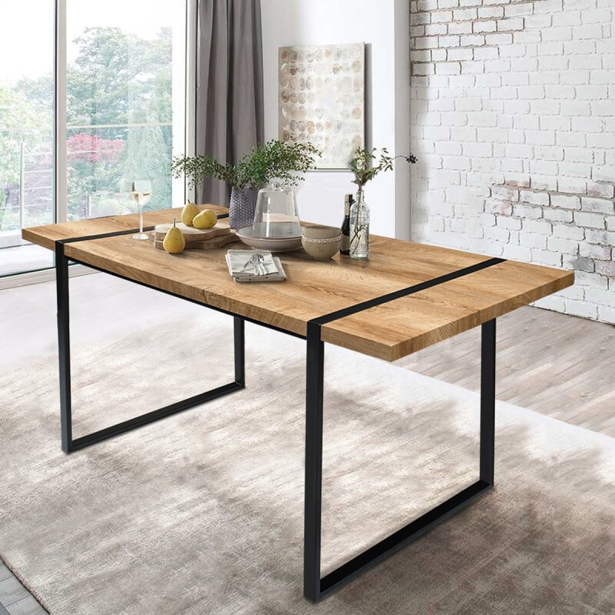 Diala Iron Dining Table - Image 2