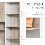 Silia Kitchen Buffet with Hutch Multi Storage Cupboard Cabinet Server Sideboard with Drawers - Image 7