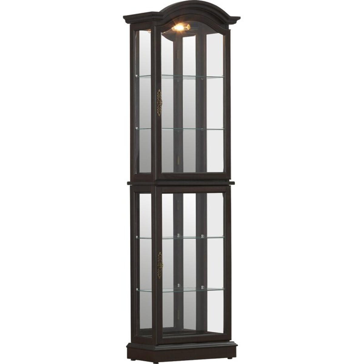 Ping Lighted Curio Cabinet - Image 7