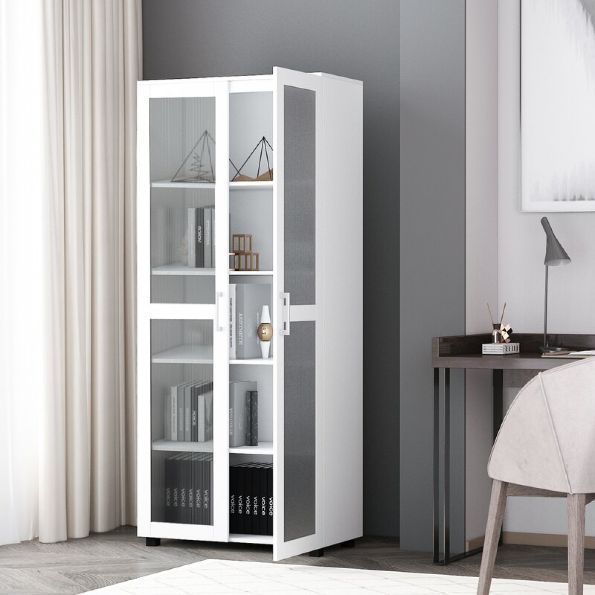 Nardin Storage Cabinet 5 Selves 2 Door - Image 3