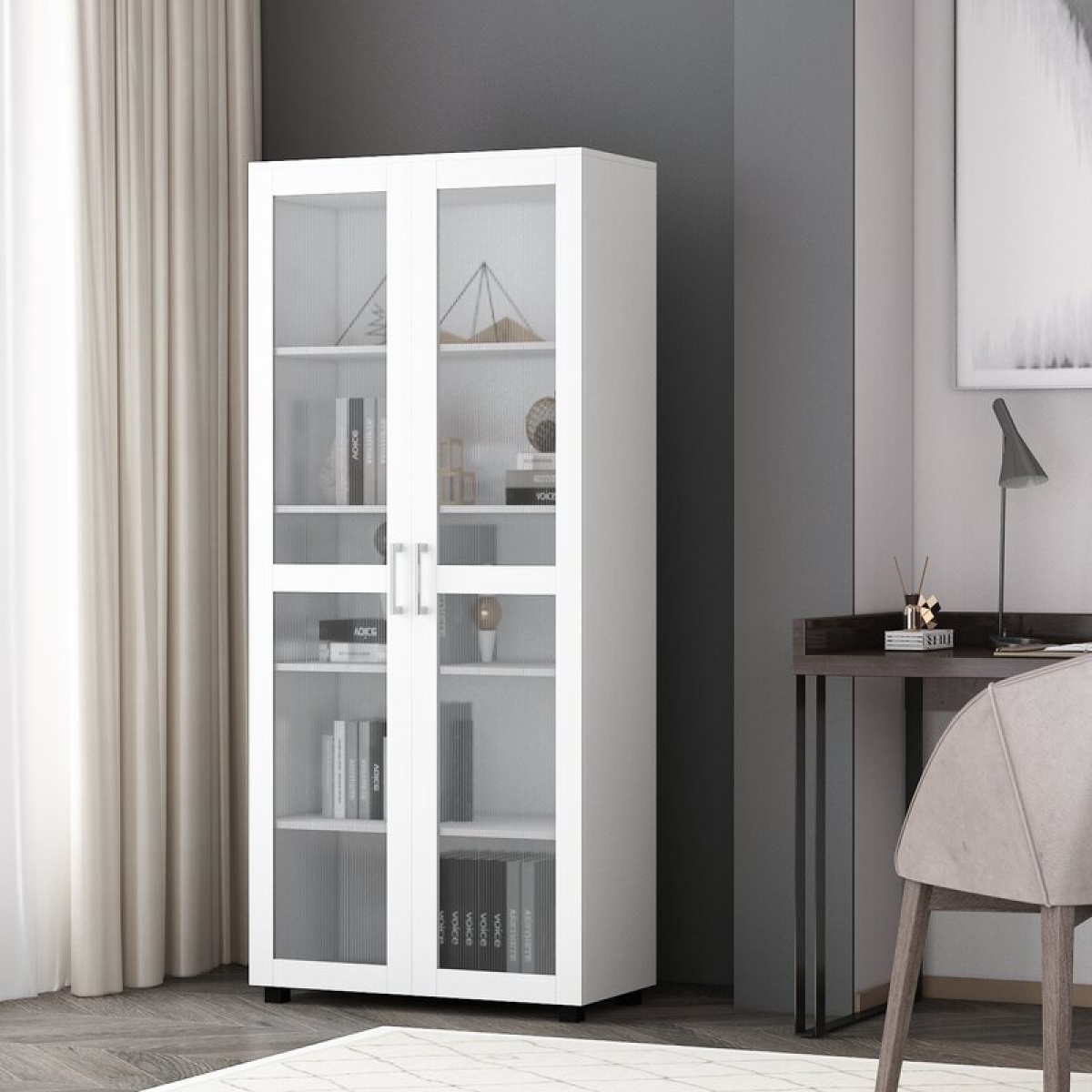 Nardin Storage Cabinet 5 Selves 2 Door - Image 2