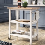 Ropa Solid Wood Kitchen Cart - Image 3