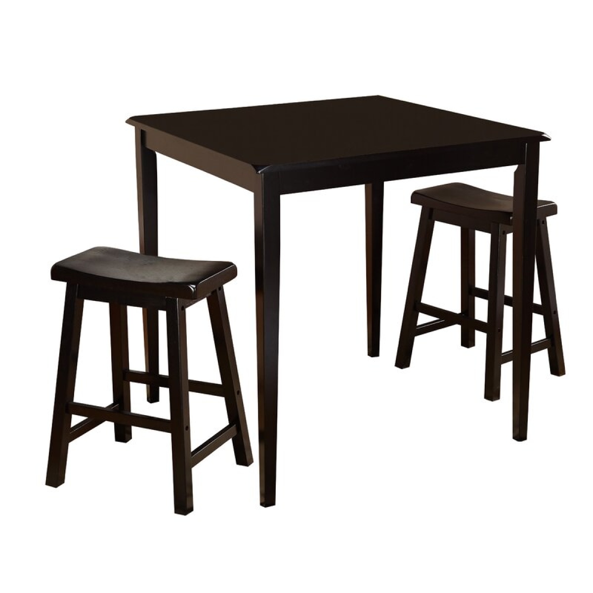 Clio Counter Height Rubberwood Solid Wood Dining Set - Image 3