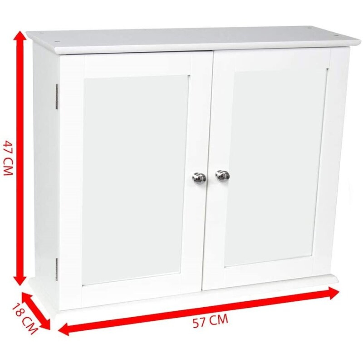 Monda Bath Vida Double Door Mirrored - Image 10