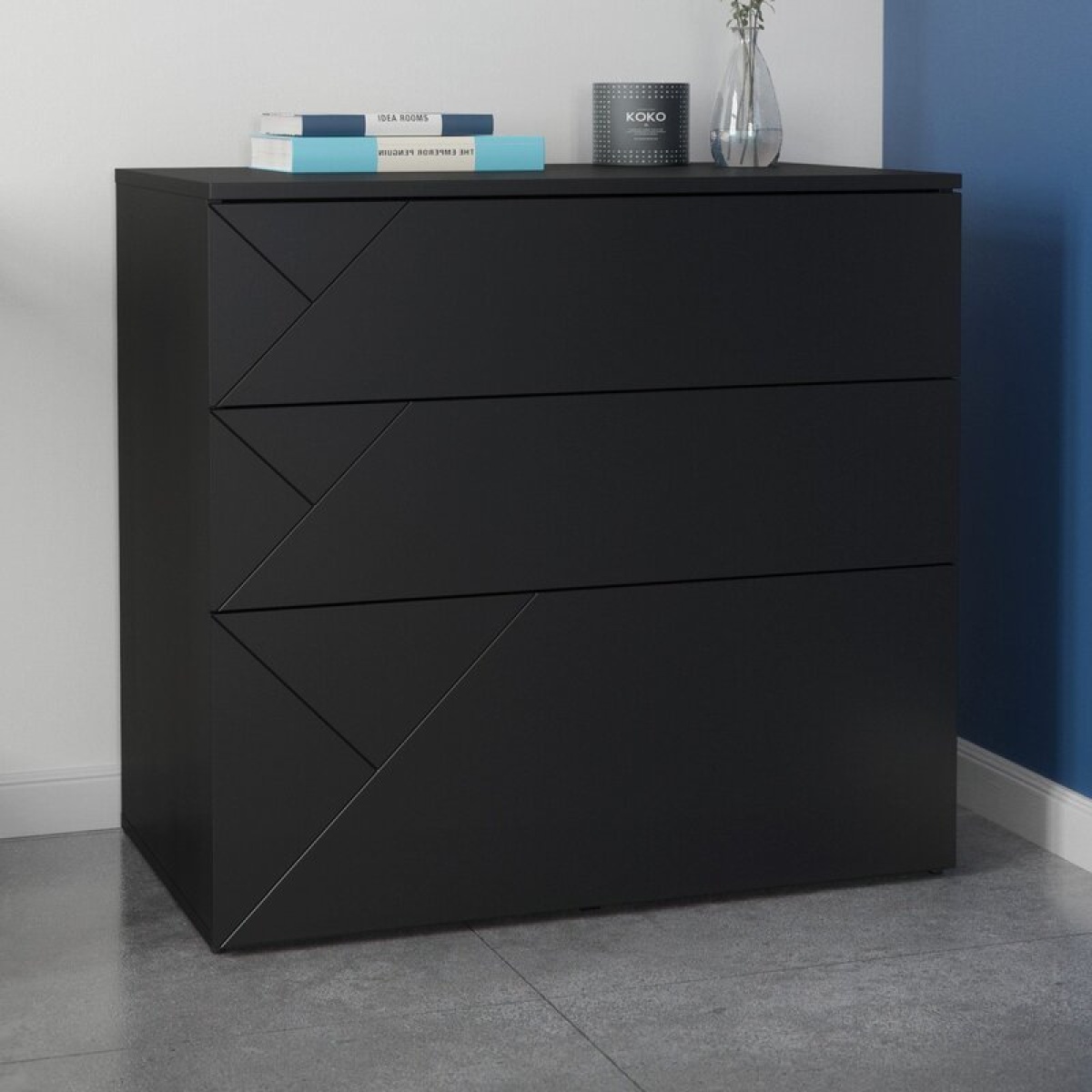 Dalest 3 Drawer Storage And Filing Cabinet - Image 5